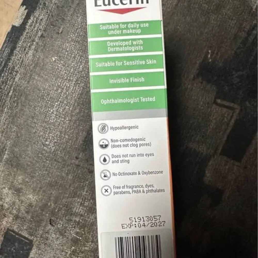 Eucerin lightweight sunscreen